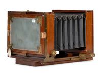 [EARLY PHOTOGRAPHY]. 2 cameras made by E. & H.T. Anthony, including the Victor and Champion. Ca late 1880s.