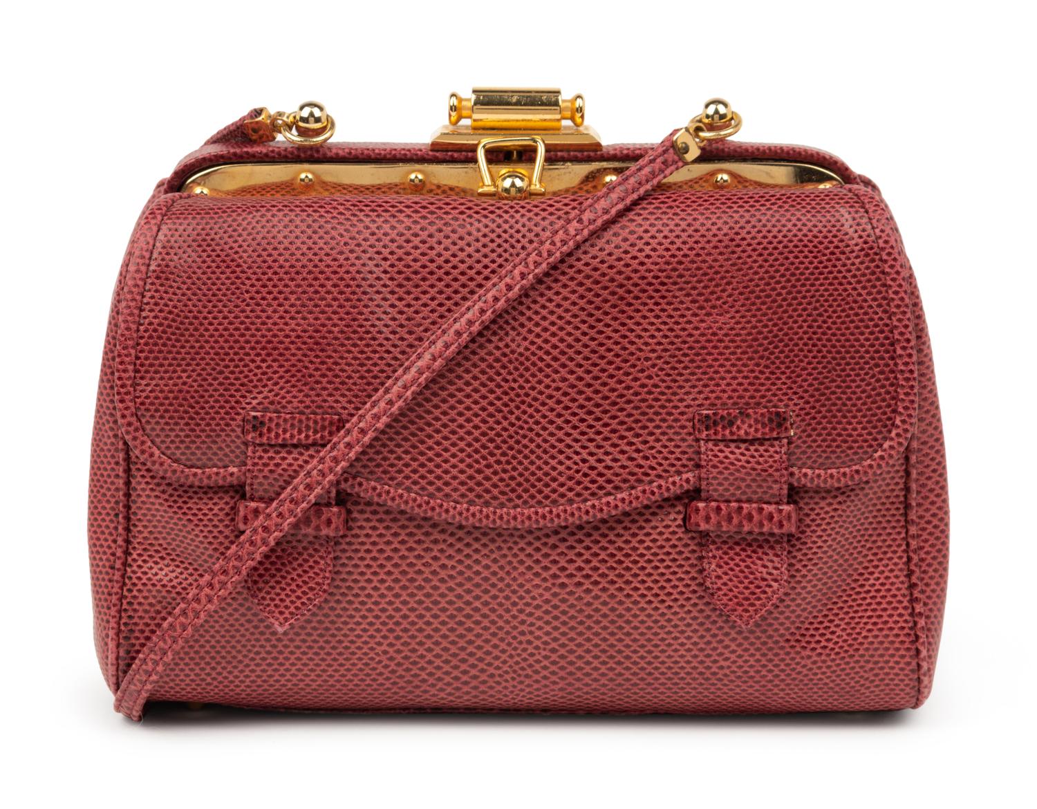 Three Judith Leiber Items, 1980-90s: One Bag & Two Belts