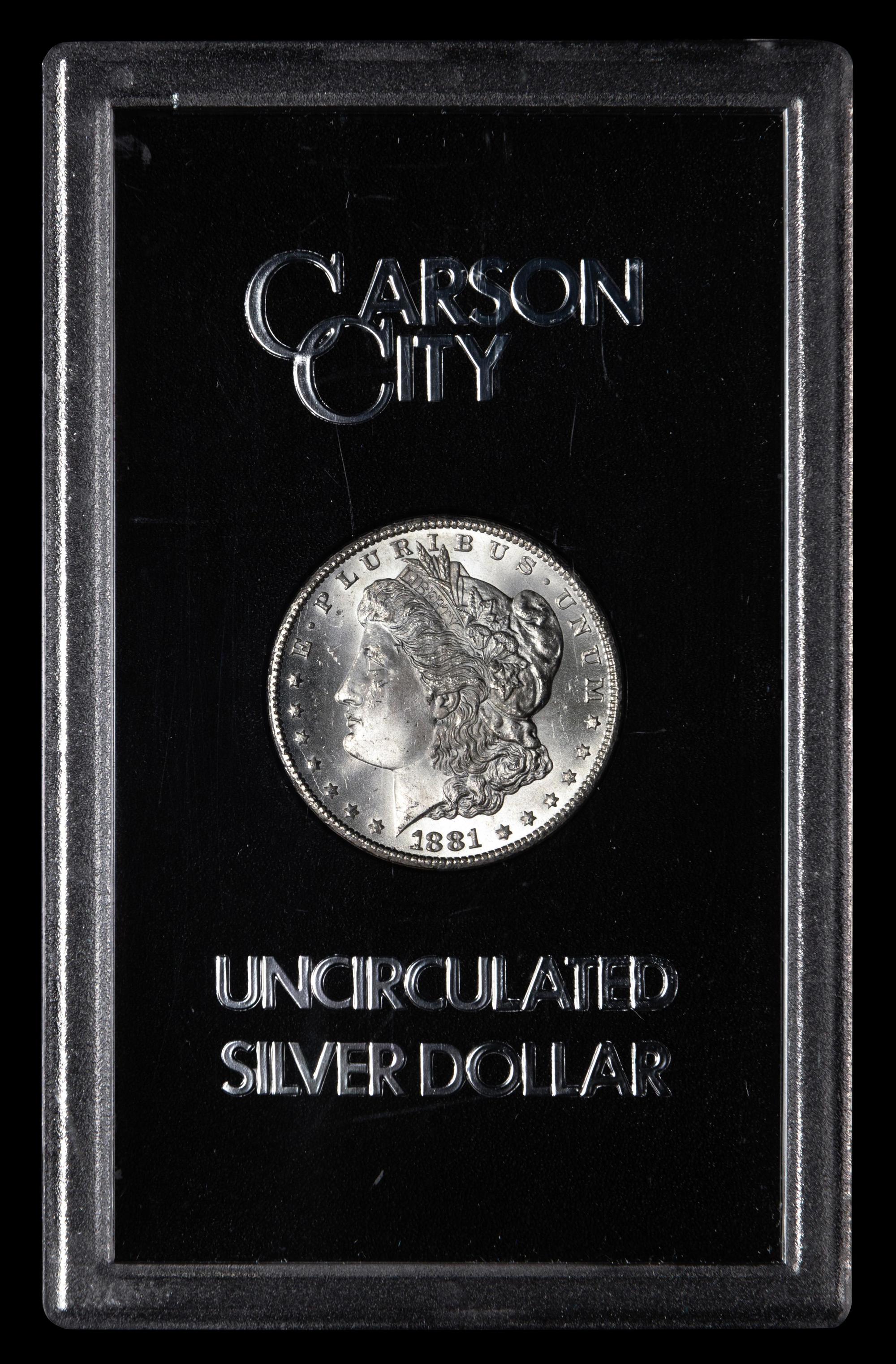 An 1881-CC GSA: Morgan $1 Coin
