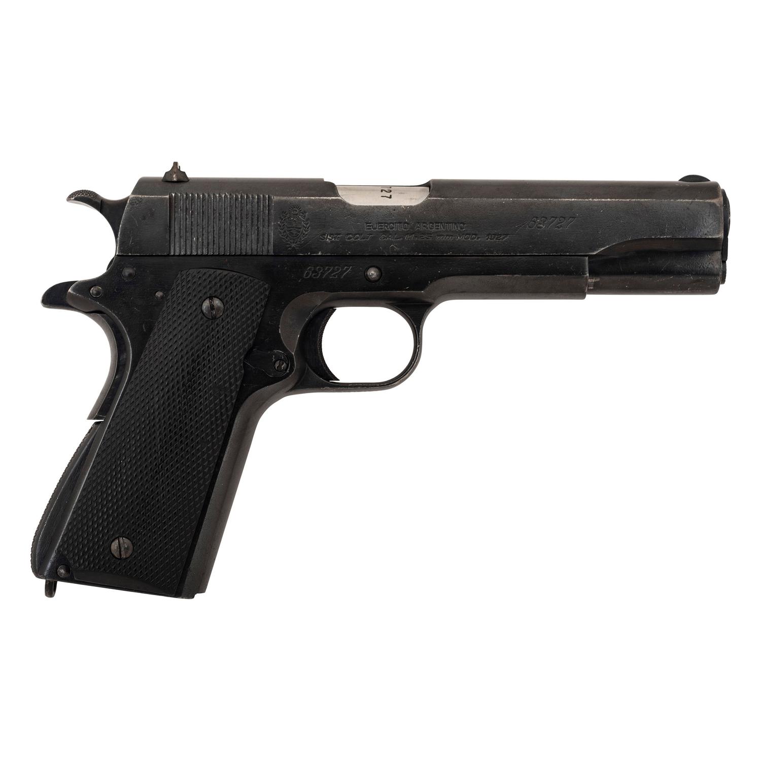 ** Argentine Model 1927 Pistol No Magazine