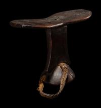 A Turkana Wood Head Rest