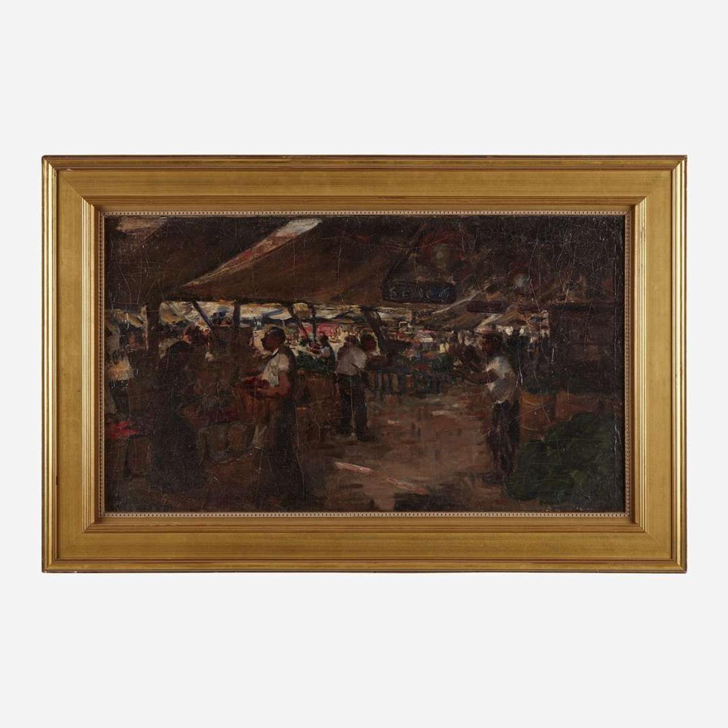 Fred Wagner (American, 1861–1940) The Old Market, Philadelphia
