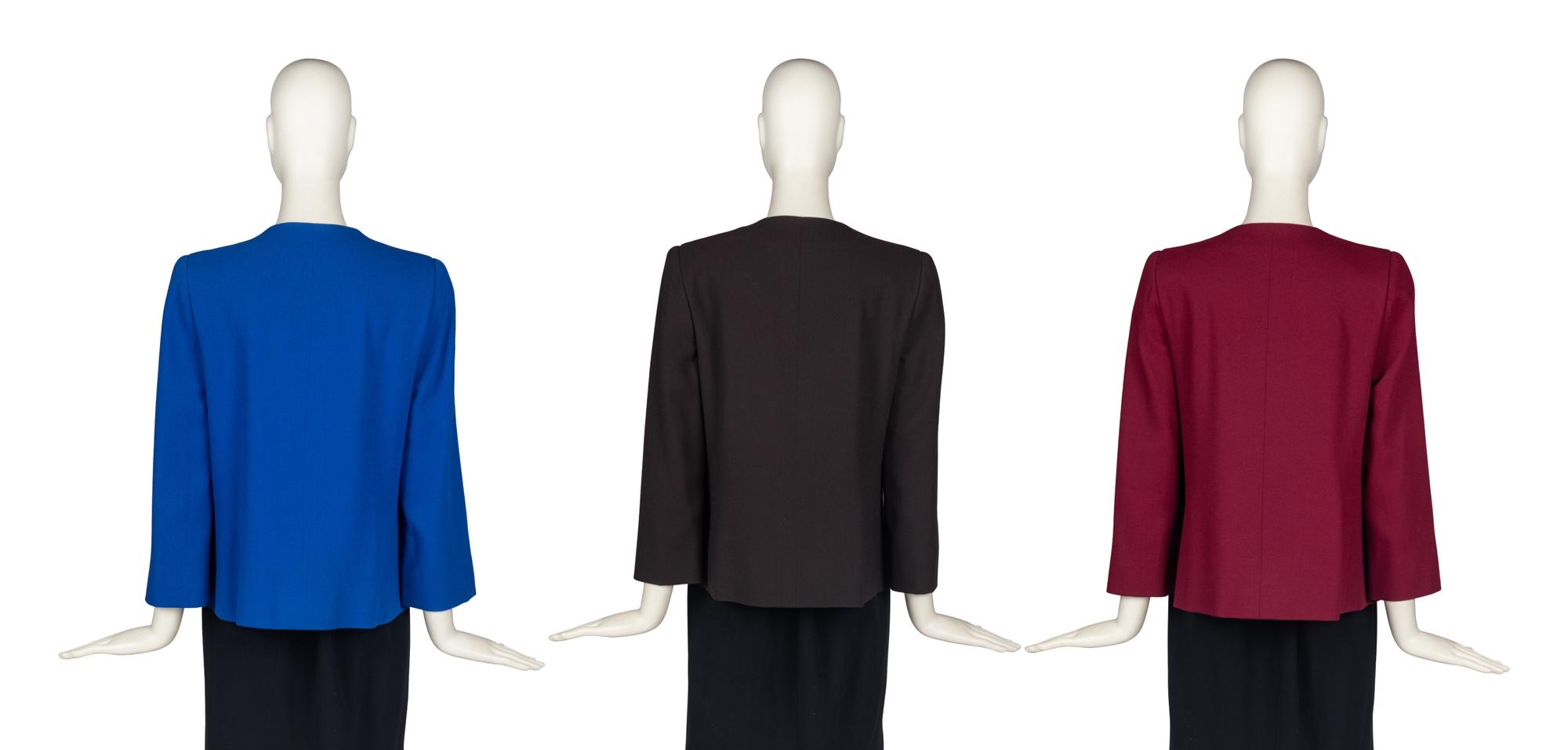Three Pierre Cardin Haute Couture Jackets