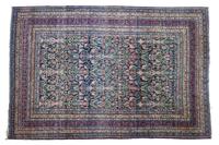 A Kashan Rug 9 feet 9 inches x 6 feet 8 inches. — LATE 19TH/EARLY 20TH CENTURY