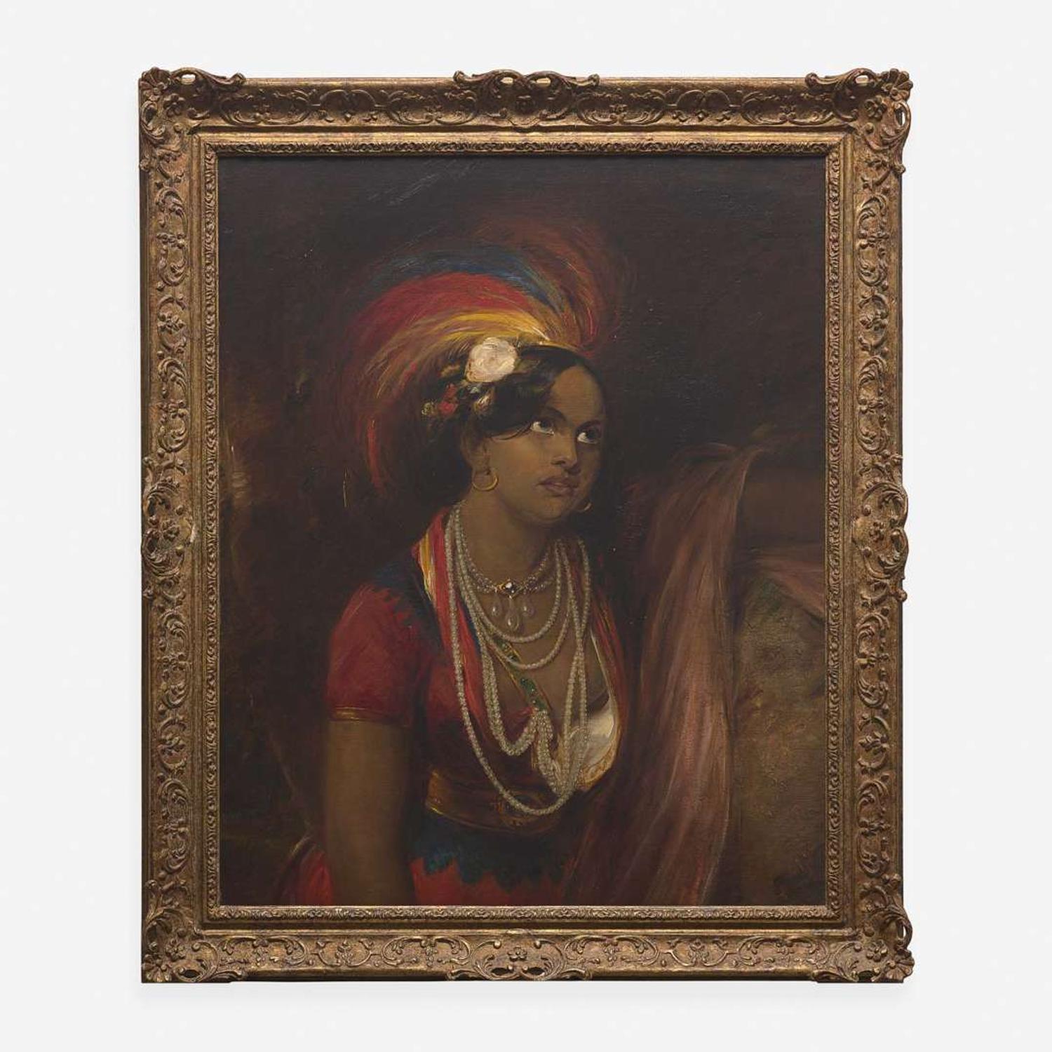 Mexican School (19th Century) Portrait of a Lady, Bust-Length