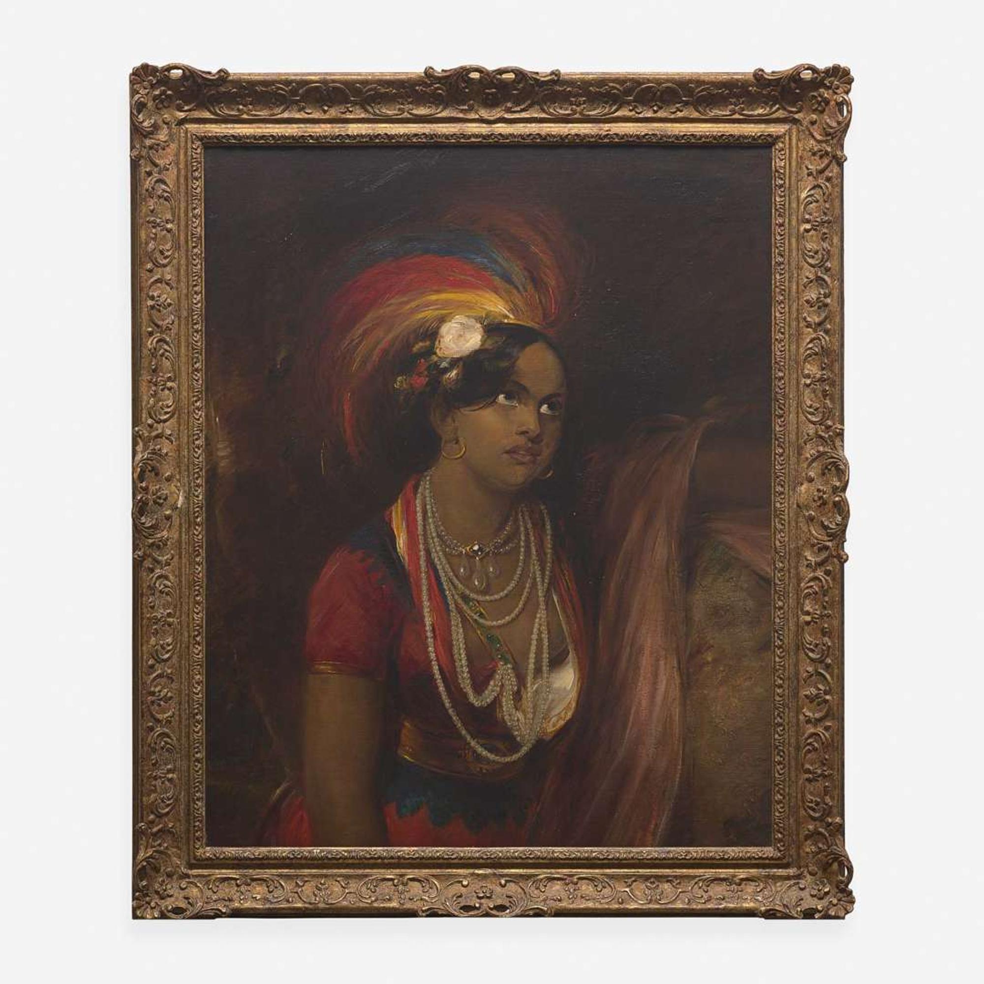 Mexican School (19th Century) Portrait of a Lady, Bust-Length