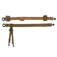 Two US Pattern 1910 Mills Garrison Belts, one with Sword Hangers