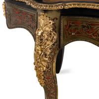 A Napoleon III Style Boulle Marquetry Bureau Plat
