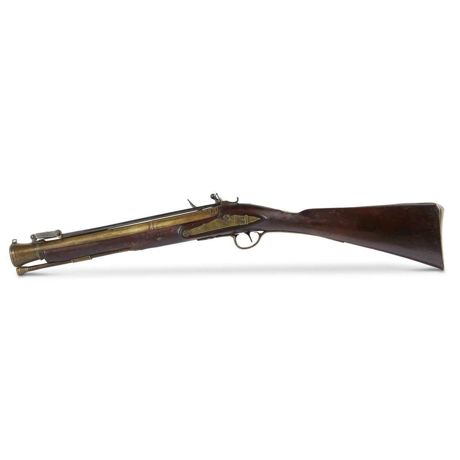 Brass barreled coach blunderbuss English, circa 1800