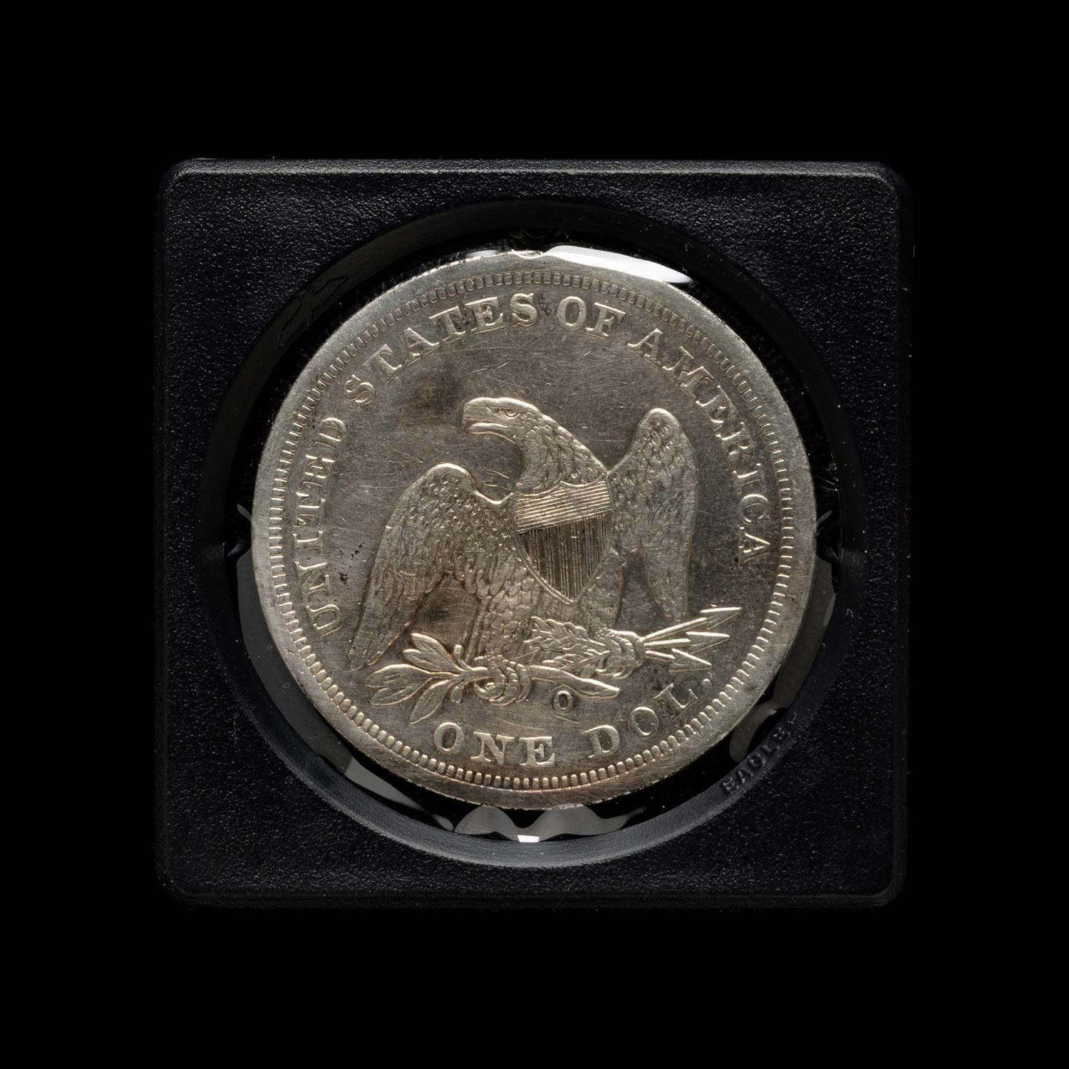 An 1859-O Seated Liberty $1 Coin