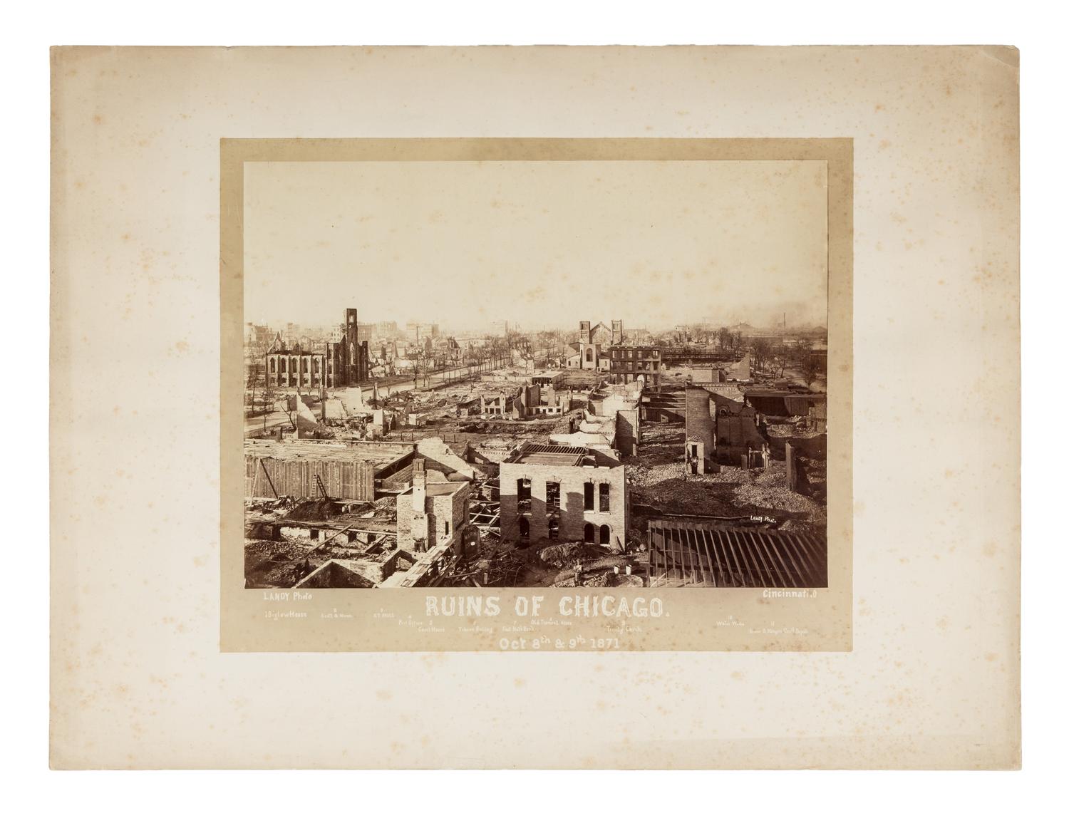 Landy Studio Ruins of Chicago, October 8th and 9th, 1871