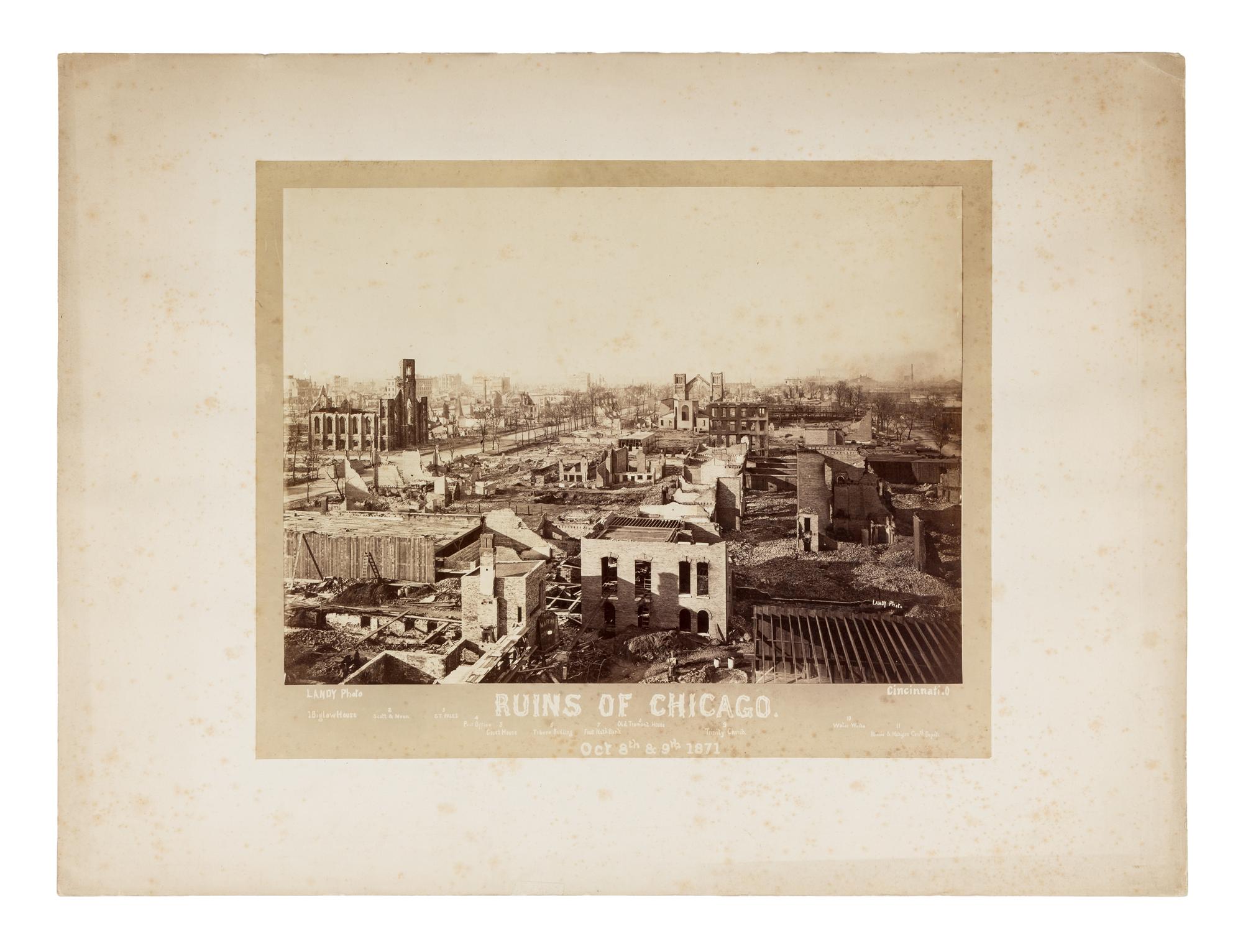 Landy Studio Ruins of Chicago, October 8th and 9th, 1871