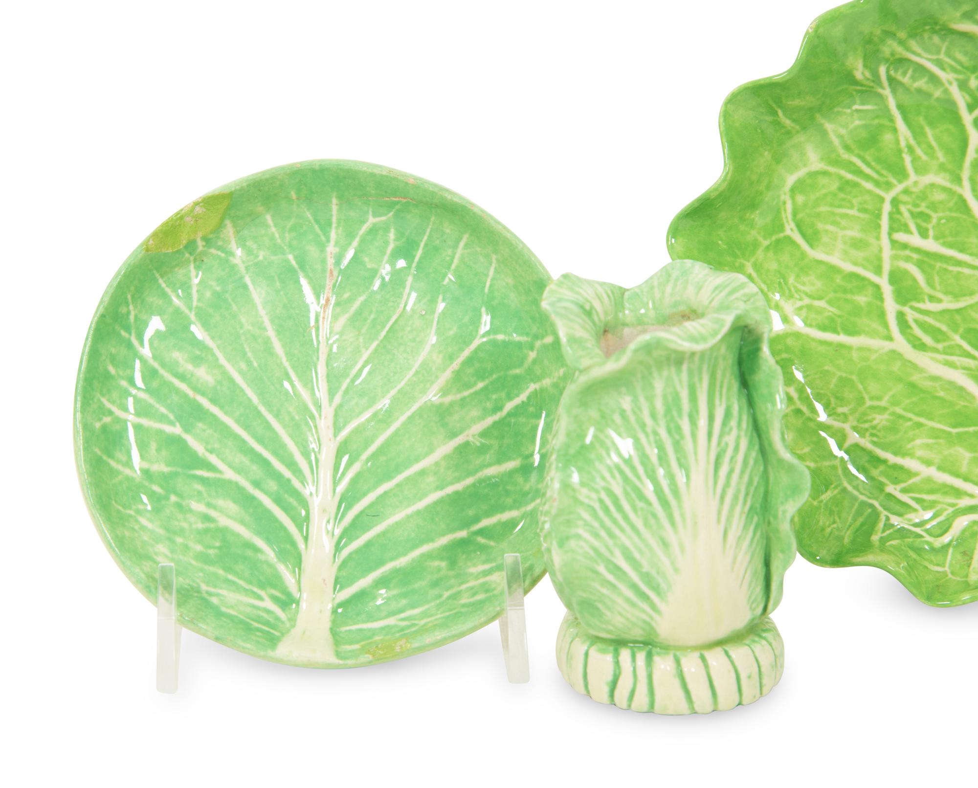 A Group of Dodie Thayer Lettuce Ware Table Articles