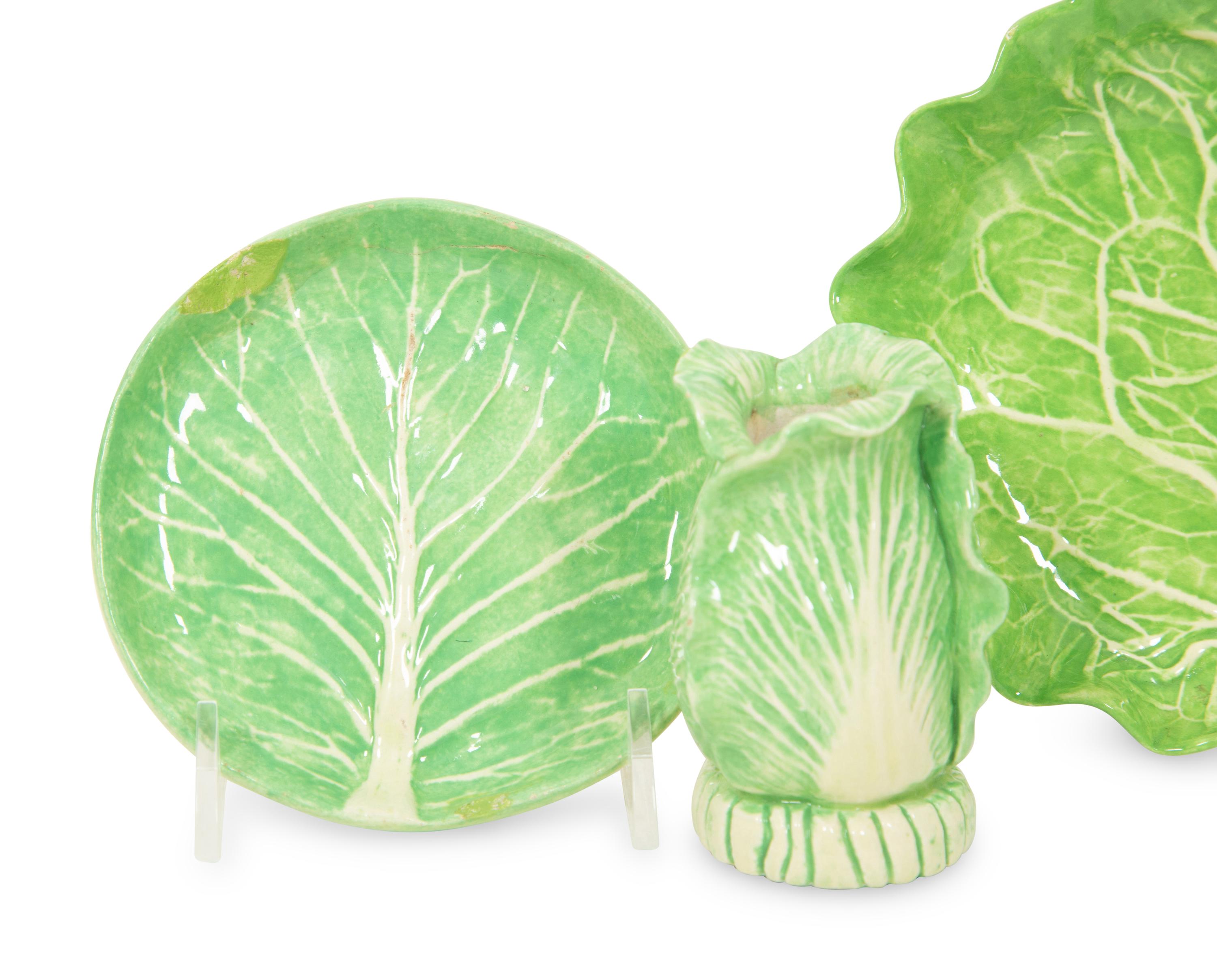 A Group of Dodie Thayer Lettuce Ware Table Articles