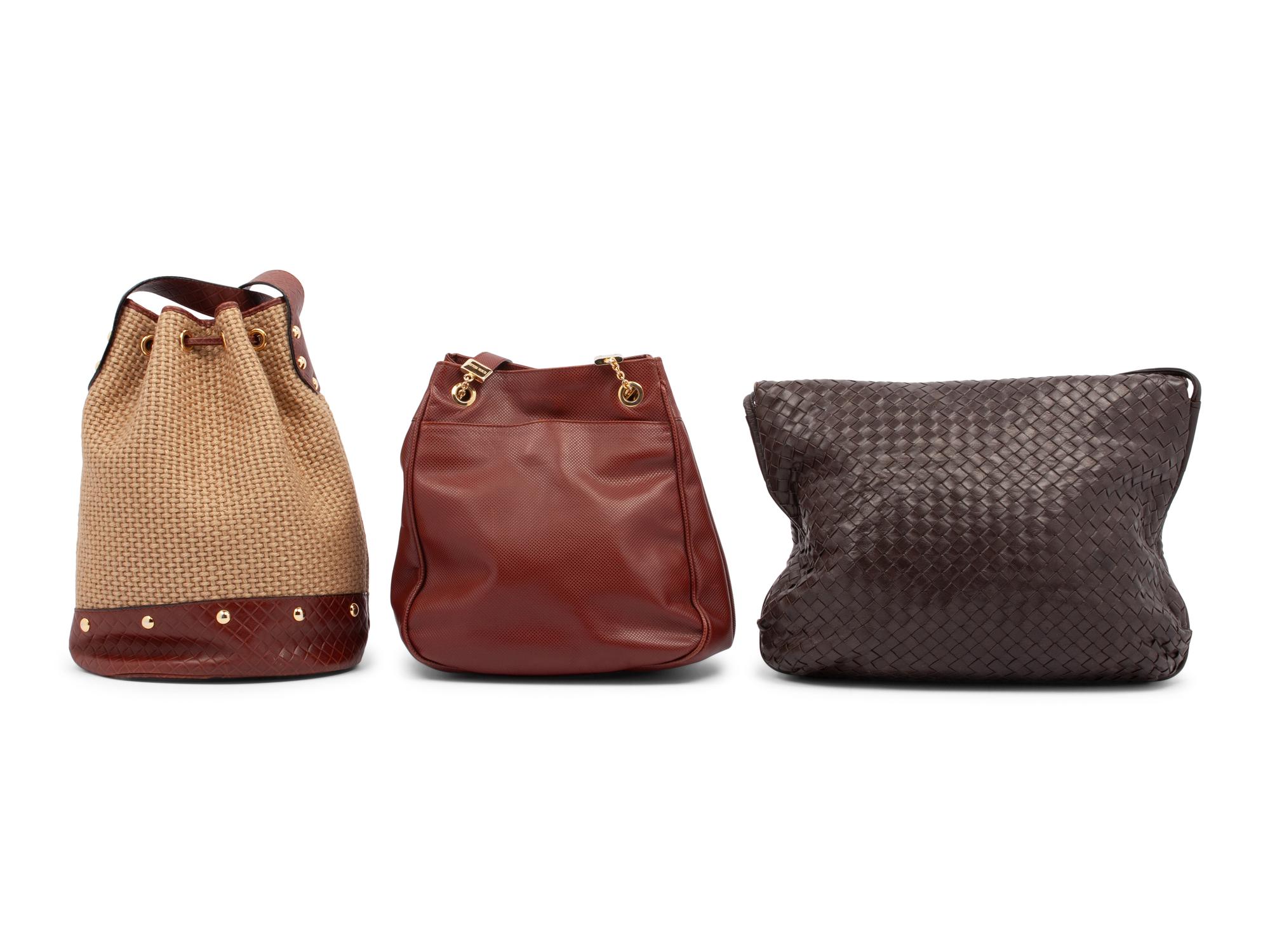 Three Bottega Veneta Bags, 1980-90s