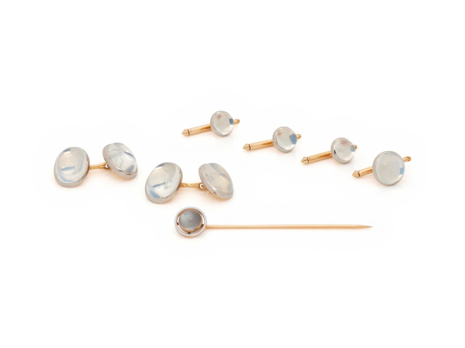 LARTER & SONS, MOONSTONE DRESS SET