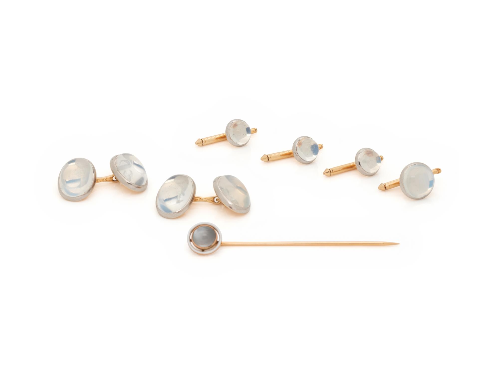 LARTER & SONS, MOONSTONE DRESS SET