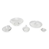 A Group of Five Steuben Glass Table Articles
