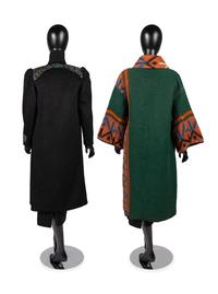 Two Unlabeled Coats by Arthur McGee, 1970-80s
