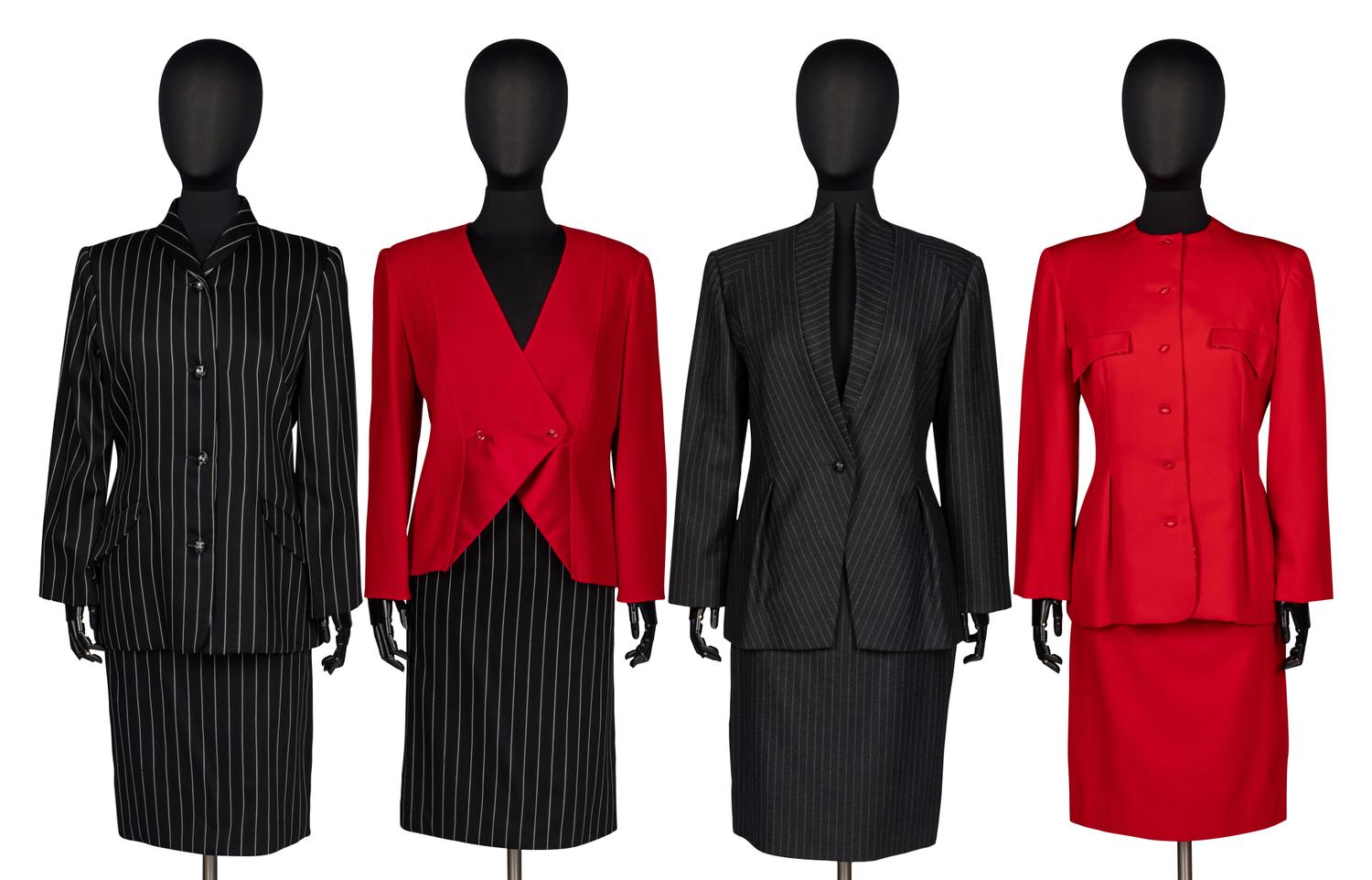 A Group of Geoffrey Beene Skirt Suits and Separates