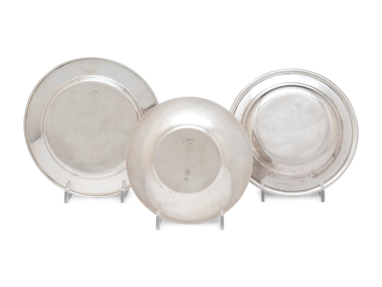 A Group of American Silver Table Articles