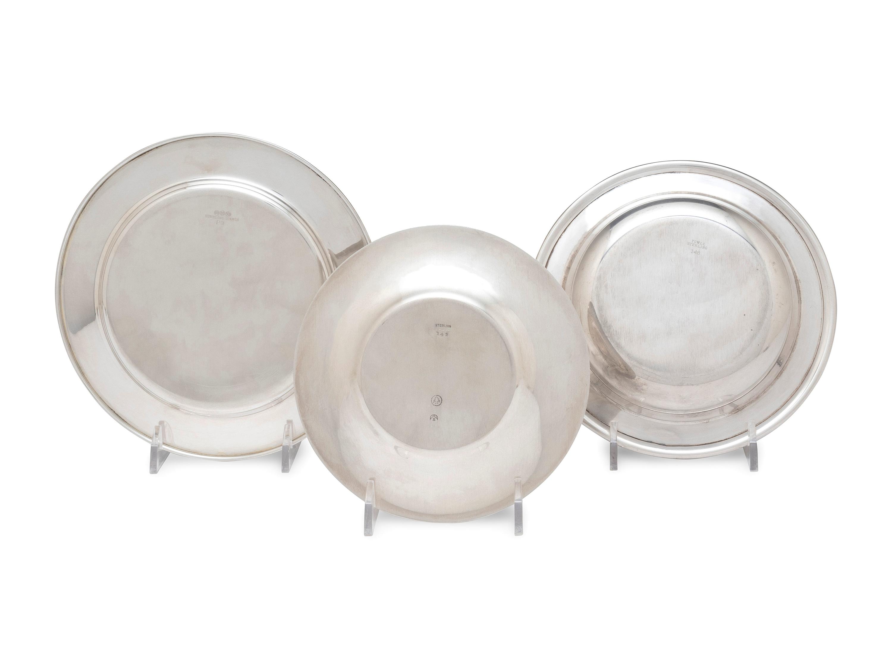 A Group of American Silver Table Articles