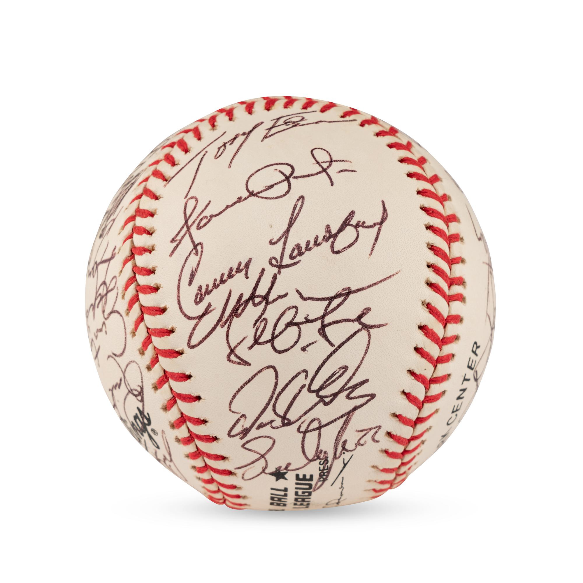 A 1997 St. Louis Cardinals Team Signed Autograph Baseball