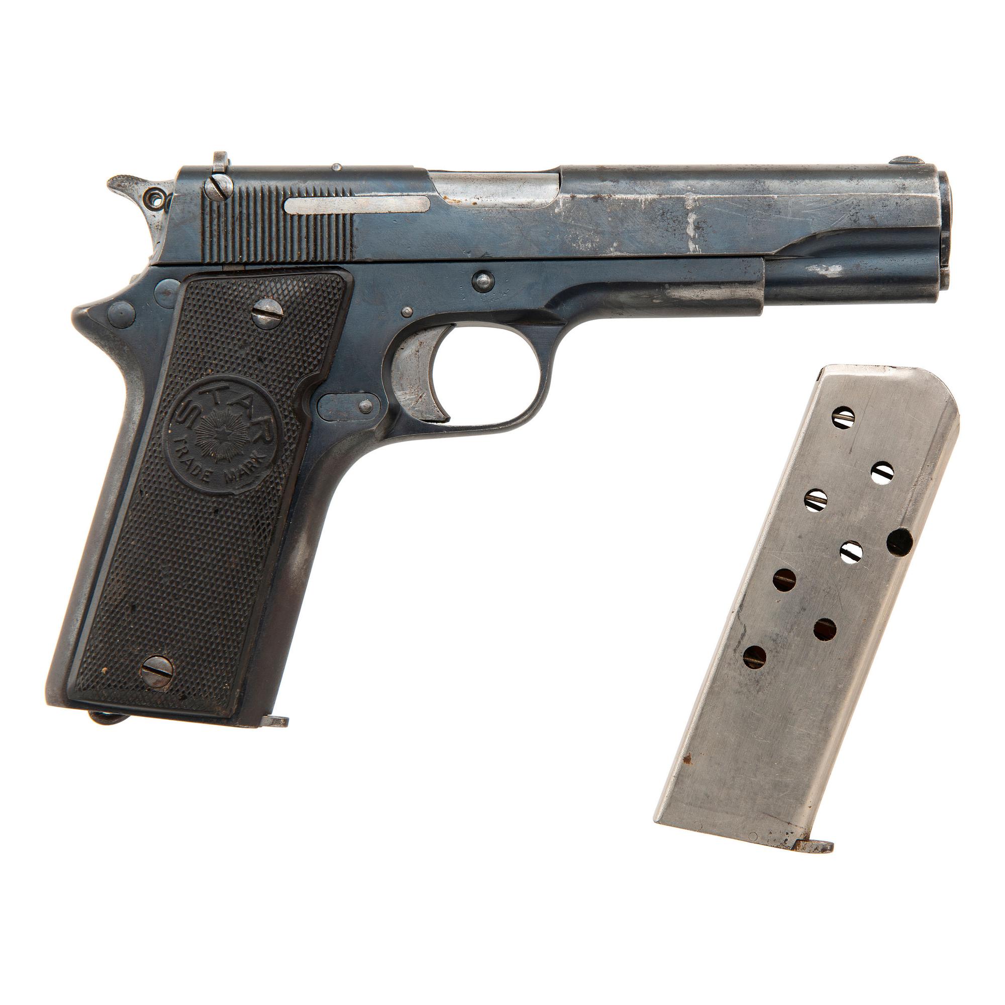 **Guardia Civil Marked Star Model 1922 Pistol with Two Matching Magazines