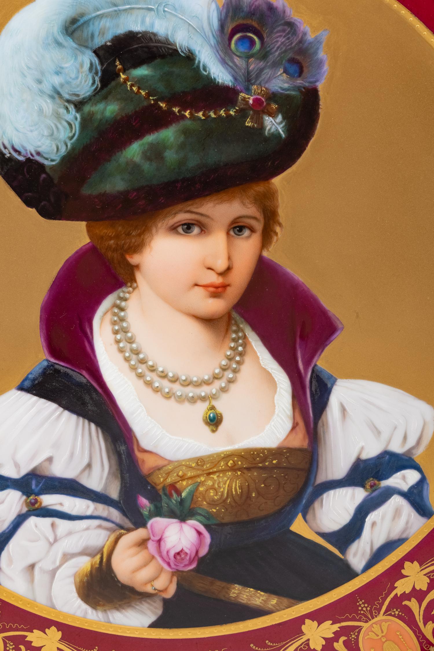 A Vienna Porcelain Charger