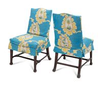 A Set of Six George III Mahogany Side Chairs