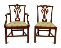 A Set of Twelve George III Style Mahogany Dining Chairs — 19TH CENTURY