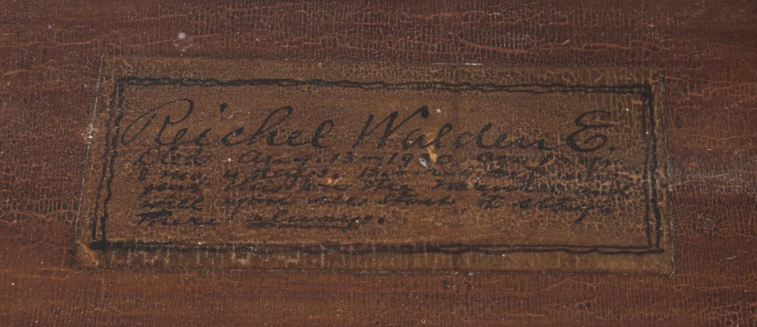 A Painted Model of a Sailboat Height 23 1/2 width 13 1/2 inches. — 19TH CENTURY