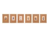 Six Chinese Export Pith Paper Paintings