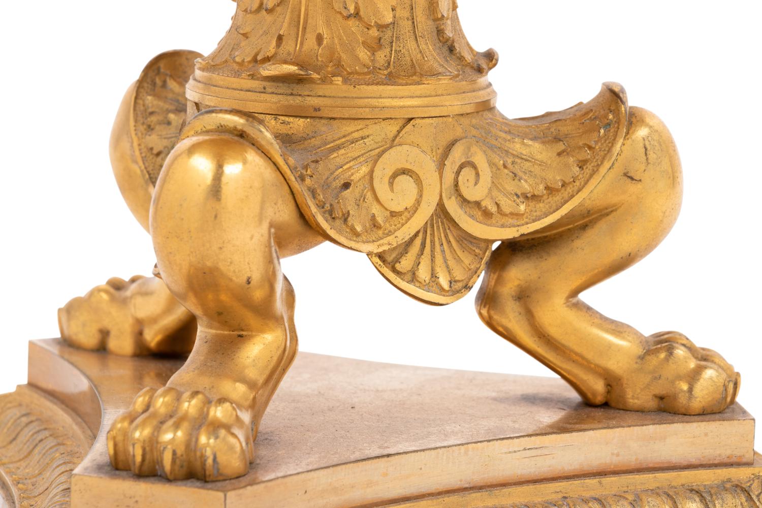 A Louis Philippe Gilt Bronze Tazza