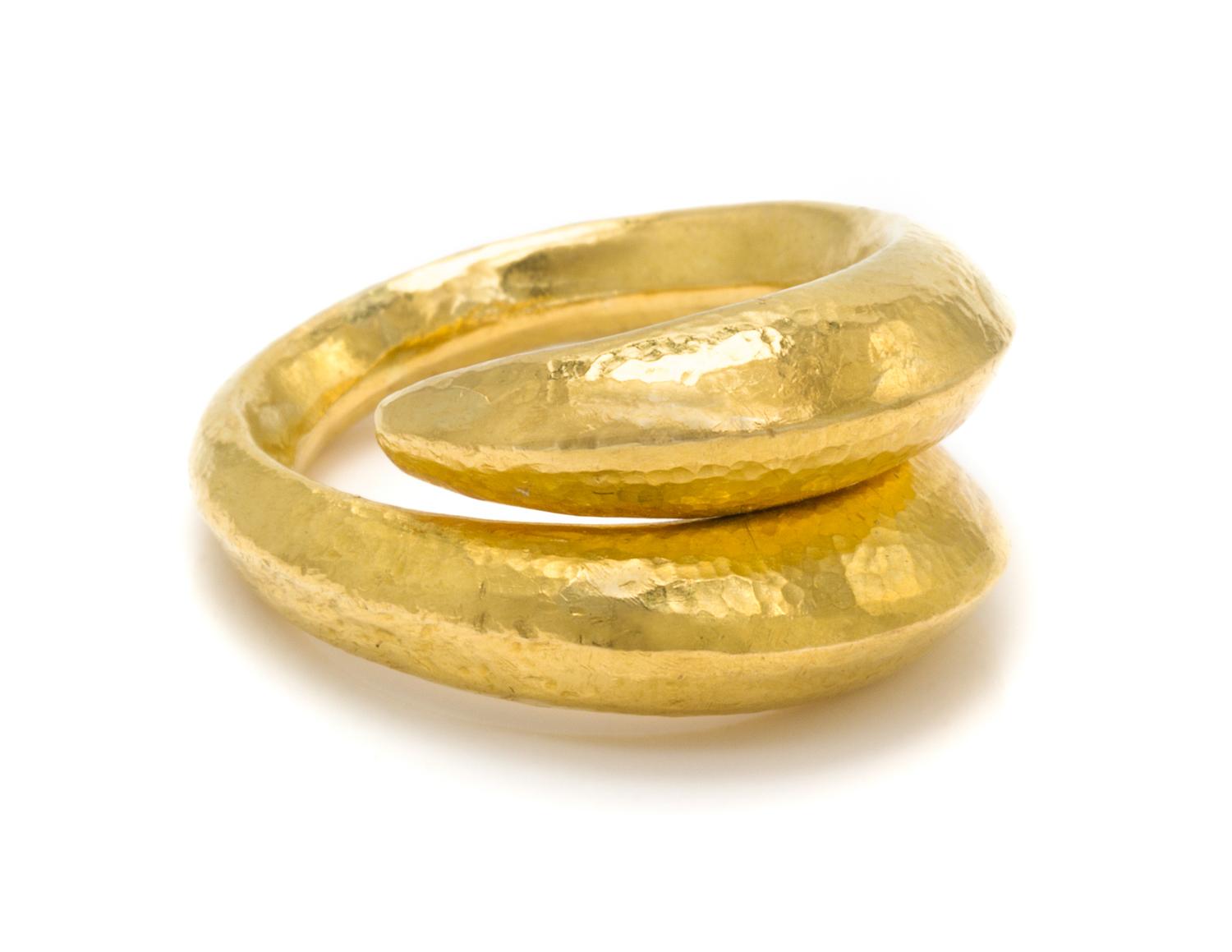 An 18 Karat Yellow Gold Band, Lalaounis, 4.30 dwts.