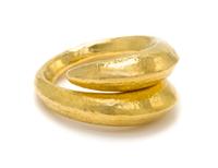 An 18 Karat Yellow Gold Band, Lalaounis, 4.30 dwts.