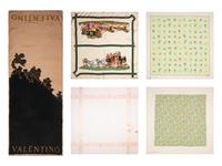 Five Designer Scarves