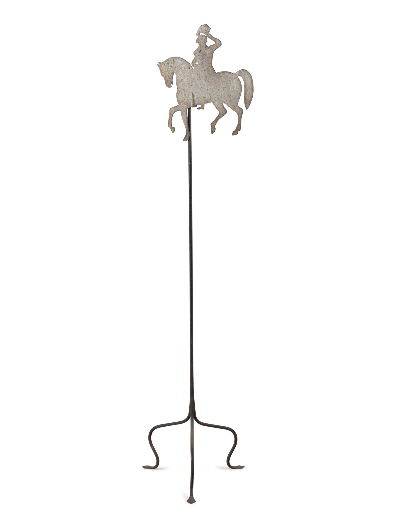 A Cut Sheet Iron George Washington Weathervane