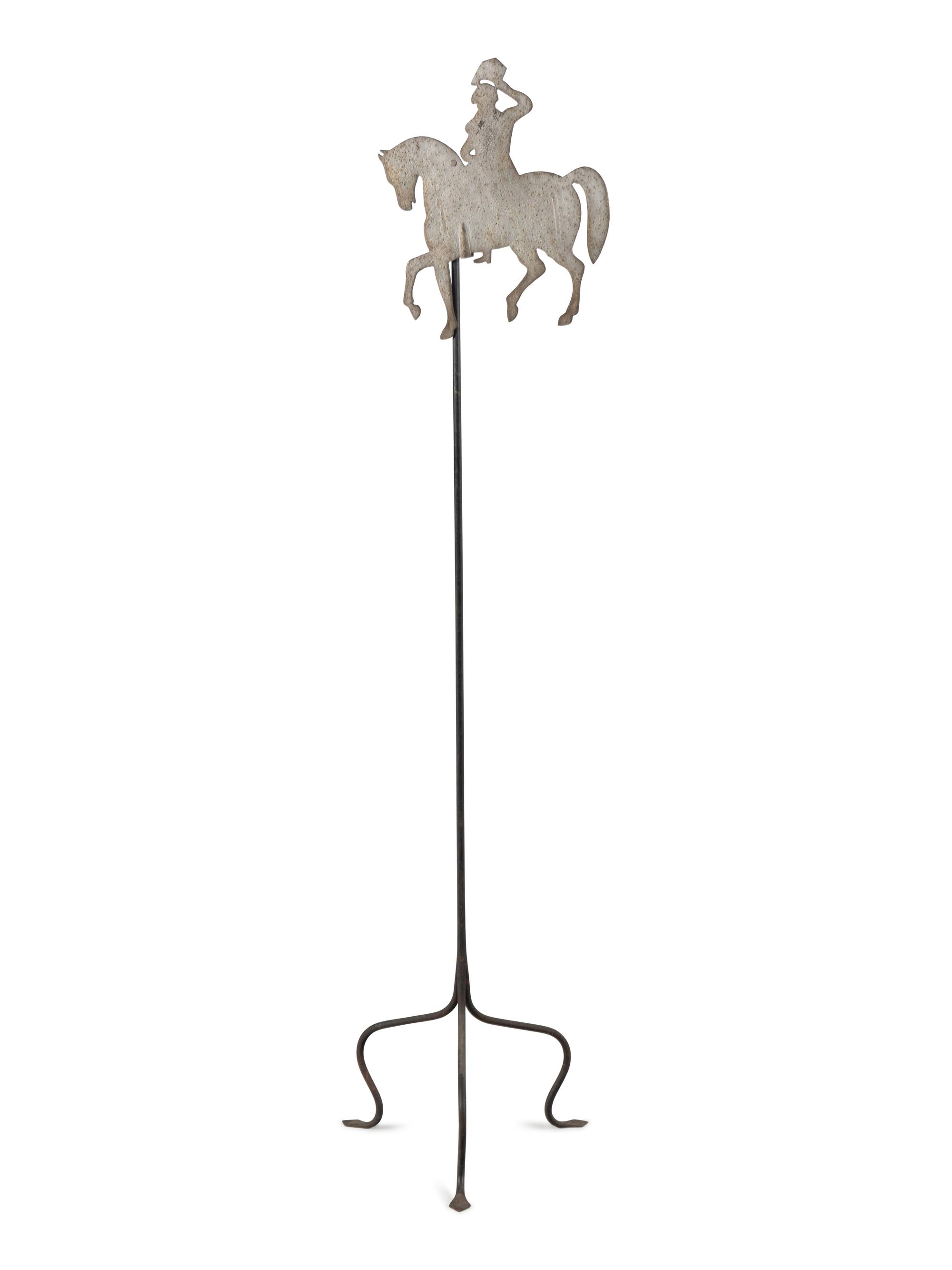 A Cut Sheet Iron George Washington Weathervane