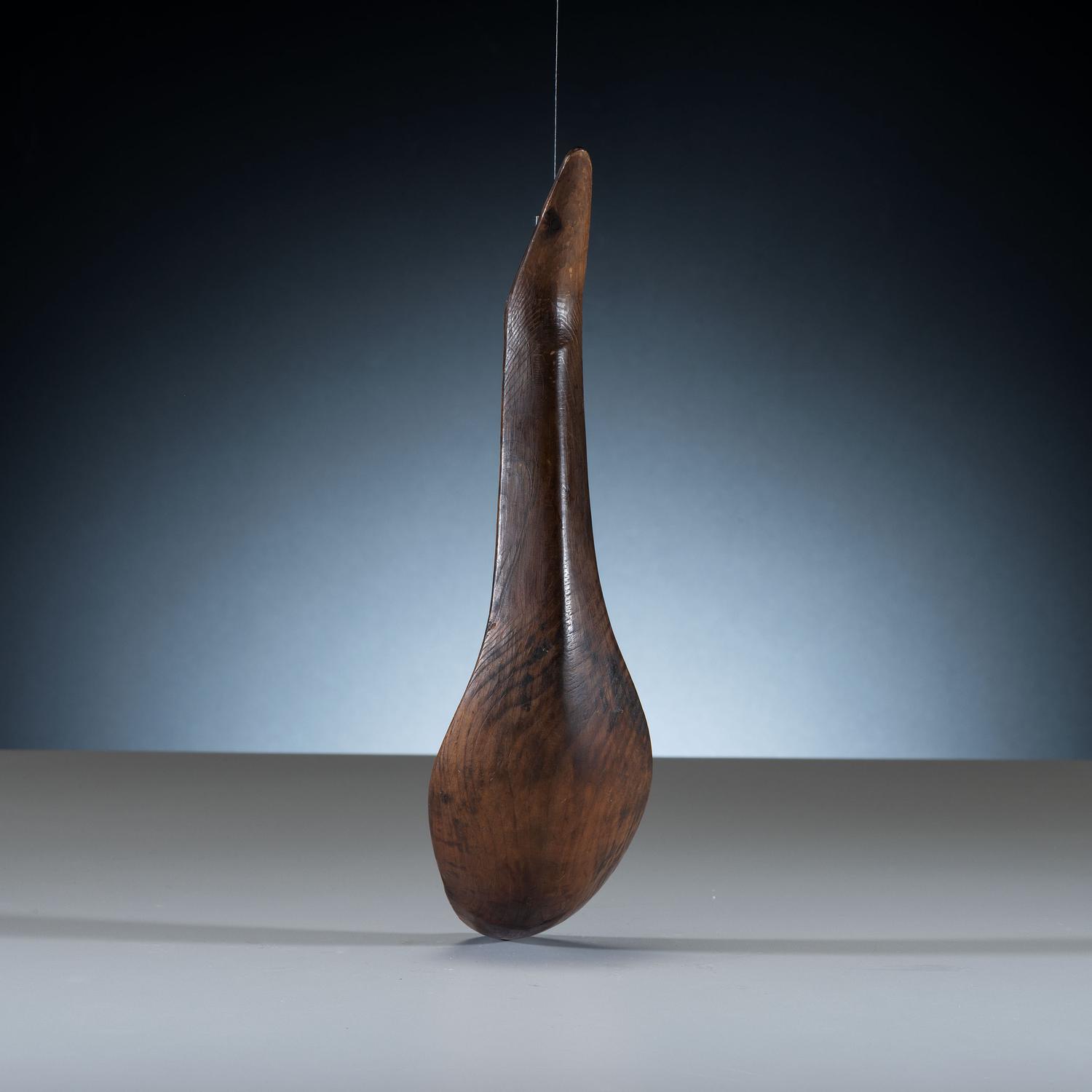 Northwest Coast Carved Wood Spoon