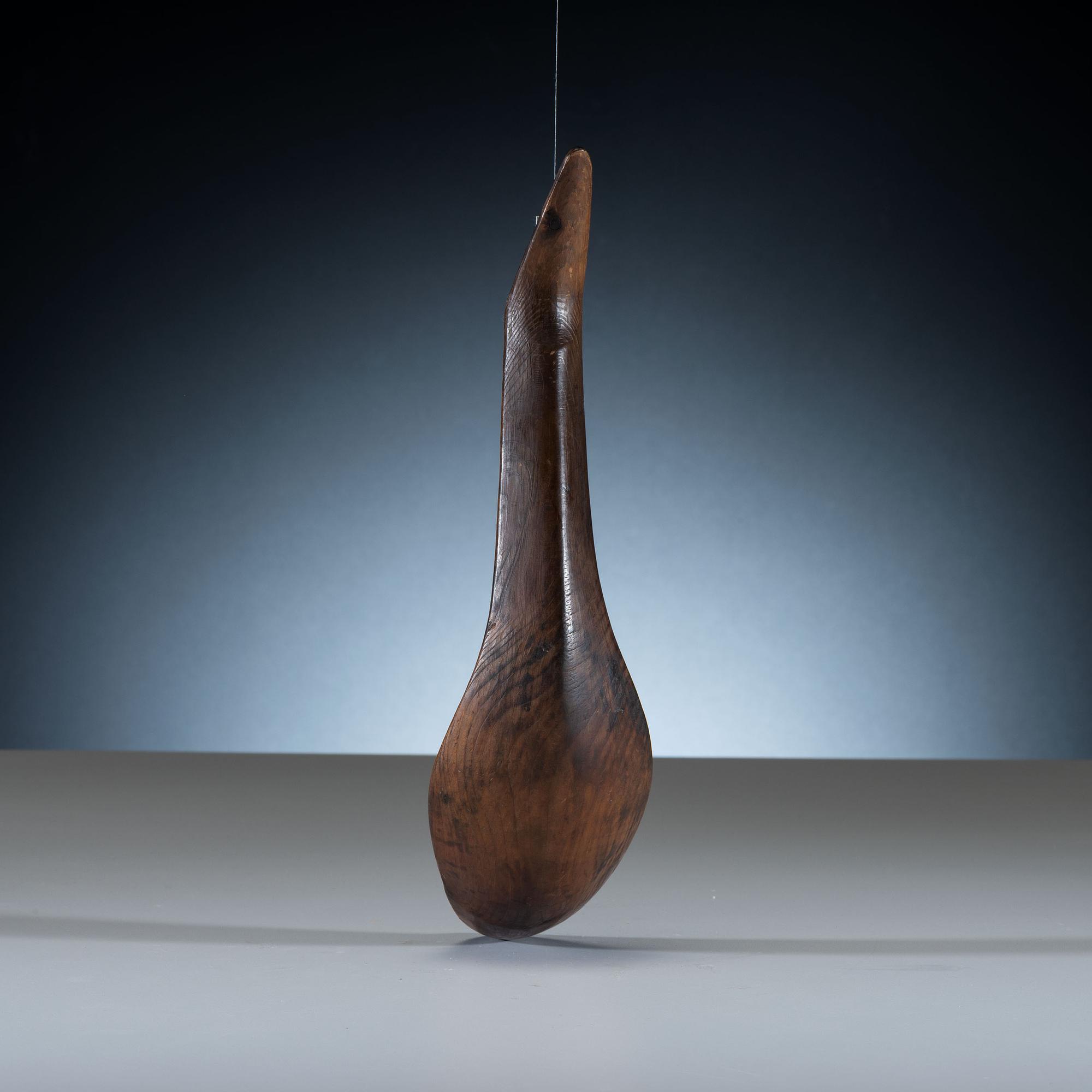 Northwest Coast Carved Wood Spoon