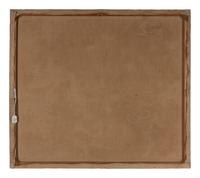 A French Grisaille-Painted Canvas Fire Board