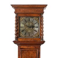A William and Mary Walnut Tall Case Clock