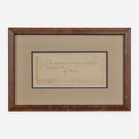 [Declaration of Independence] [Virginia] Wythe, George Autograph Note, signed