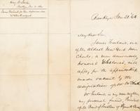 BEECHER, HENRY WARD. ALS, 2pp, January 21, 1864.
