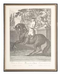 Six Austrian Equestrian Engravings
