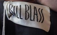 A Bill Blass Black Wool Sleeveless Gown, Size 12.