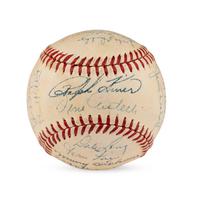 A 1951 Pittsburgh Pirates Team Signed Autograph Baseball