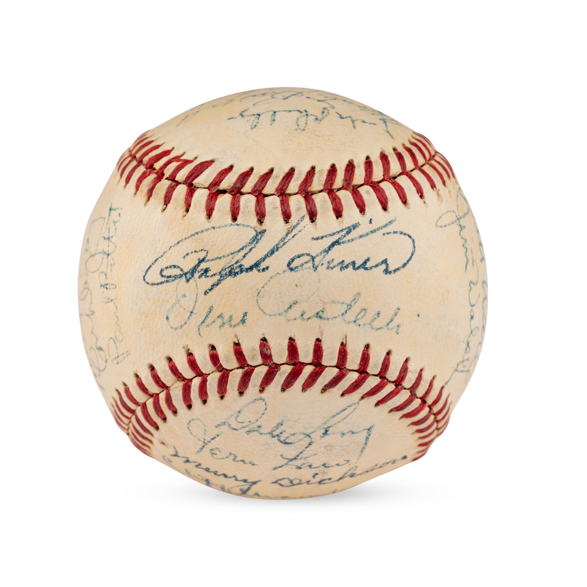 A 1951 Pittsburgh Pirates Team Signed Autograph Baseball