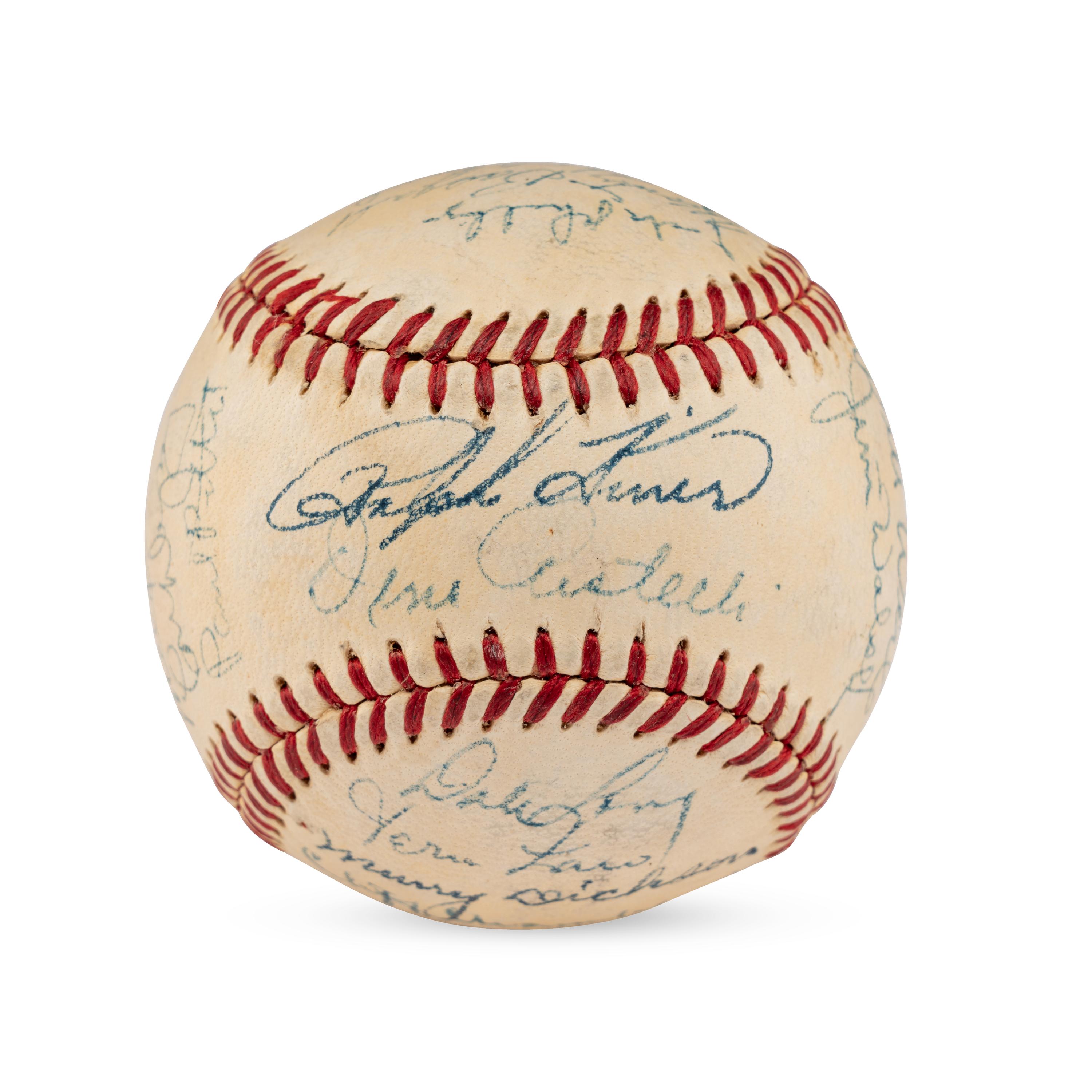 A 1951 Pittsburgh Pirates Team Signed Autograph Baseball